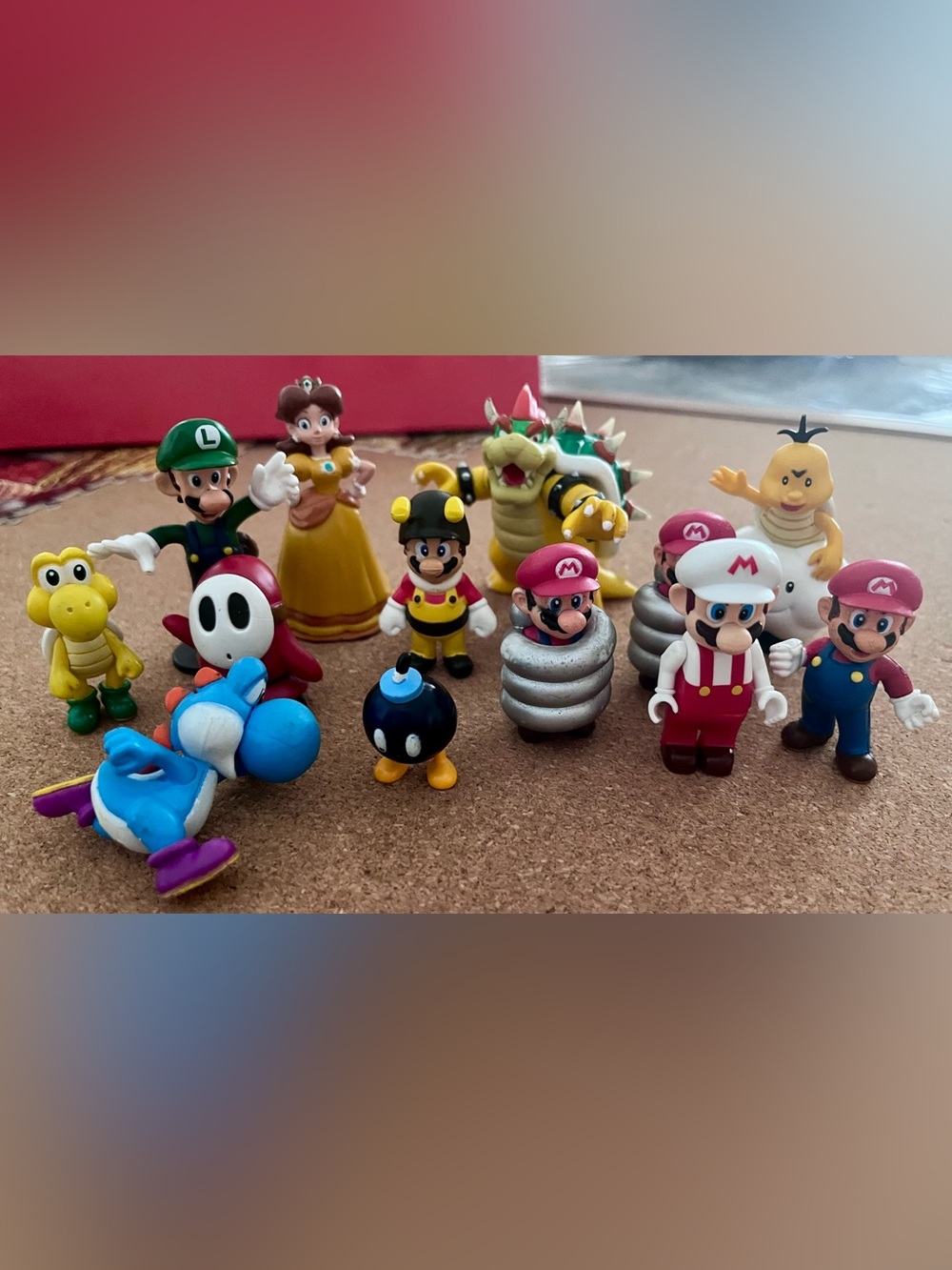Super Mario Mini Figures Lot